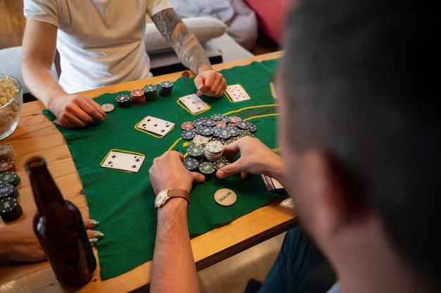 Live dealer studio with professional card handling setup and multi-camera broadcast